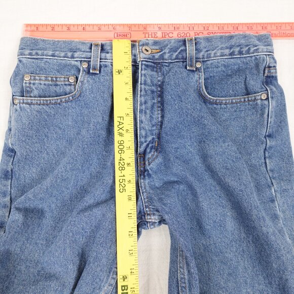 Vintage 90s Bluenotes Relaxed Straight Leg Jeans Men's 33x30 Made in Canada - Picture 10 of 12
